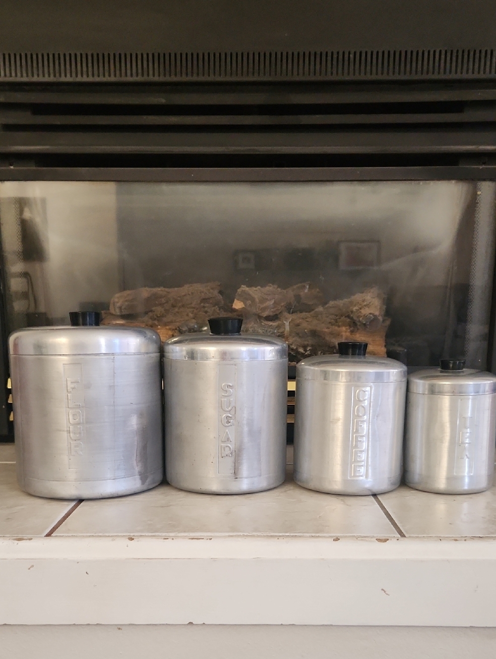 Vintage Century Aluminum Ware Canister Set